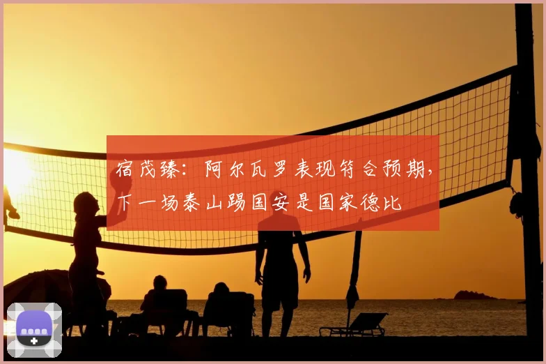 宿茂臻:阿尔瓦罗表现符合预期,下一场泰山踢国安是国家德比