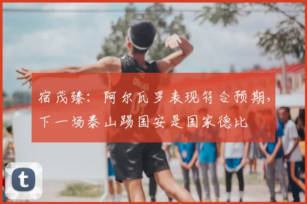 宿茂臻:阿尔瓦罗表现符合预期,下一场泰山踢国安是国家德比
